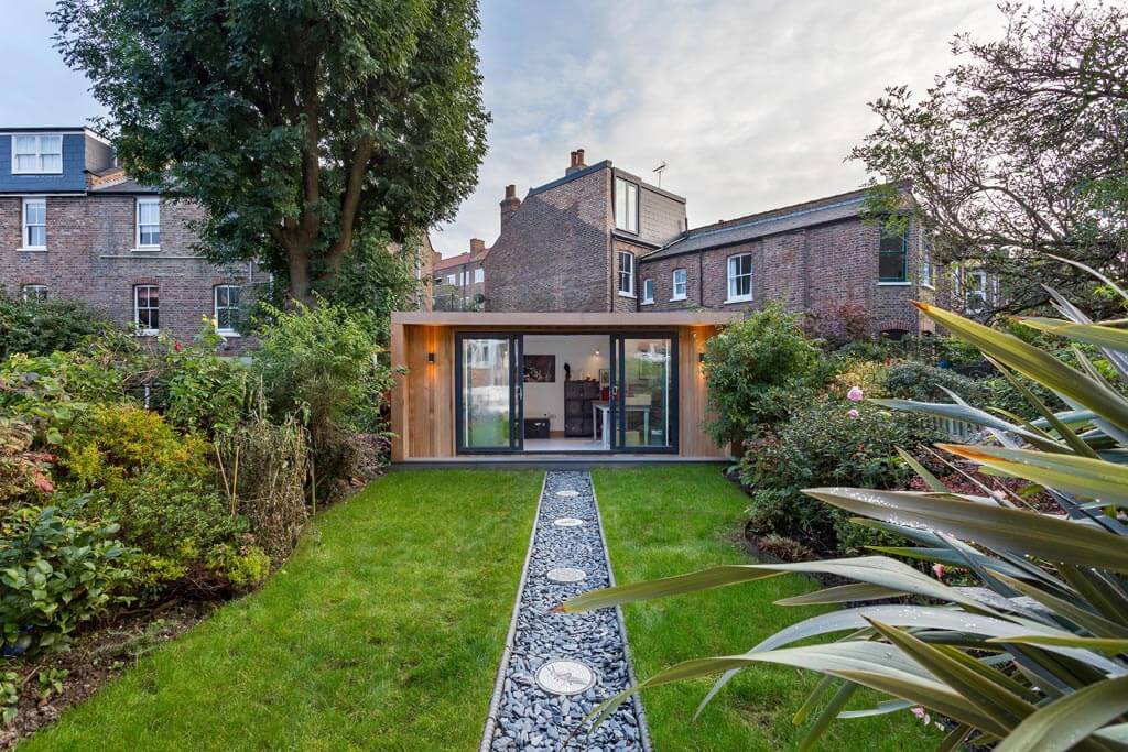 modern garden studio in London