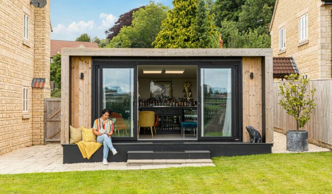 large garden room building lifestyle