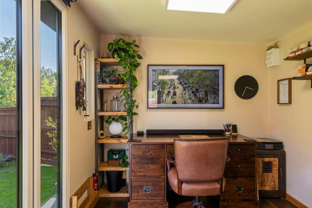 garden studio home business setup
